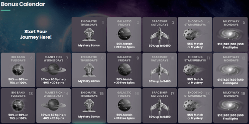 Stellar Spins Casino Bonus